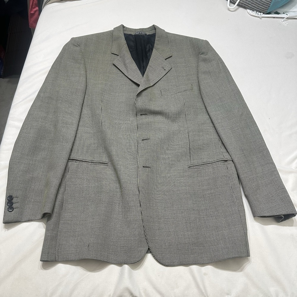 Today's Man Sandro Blazer 44R Made in Italy Zignone Merino Wool - Picture 2 of 11